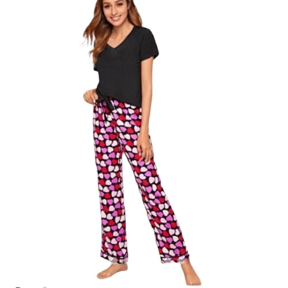 Victoria Secret Angel heart pj bottoms X small